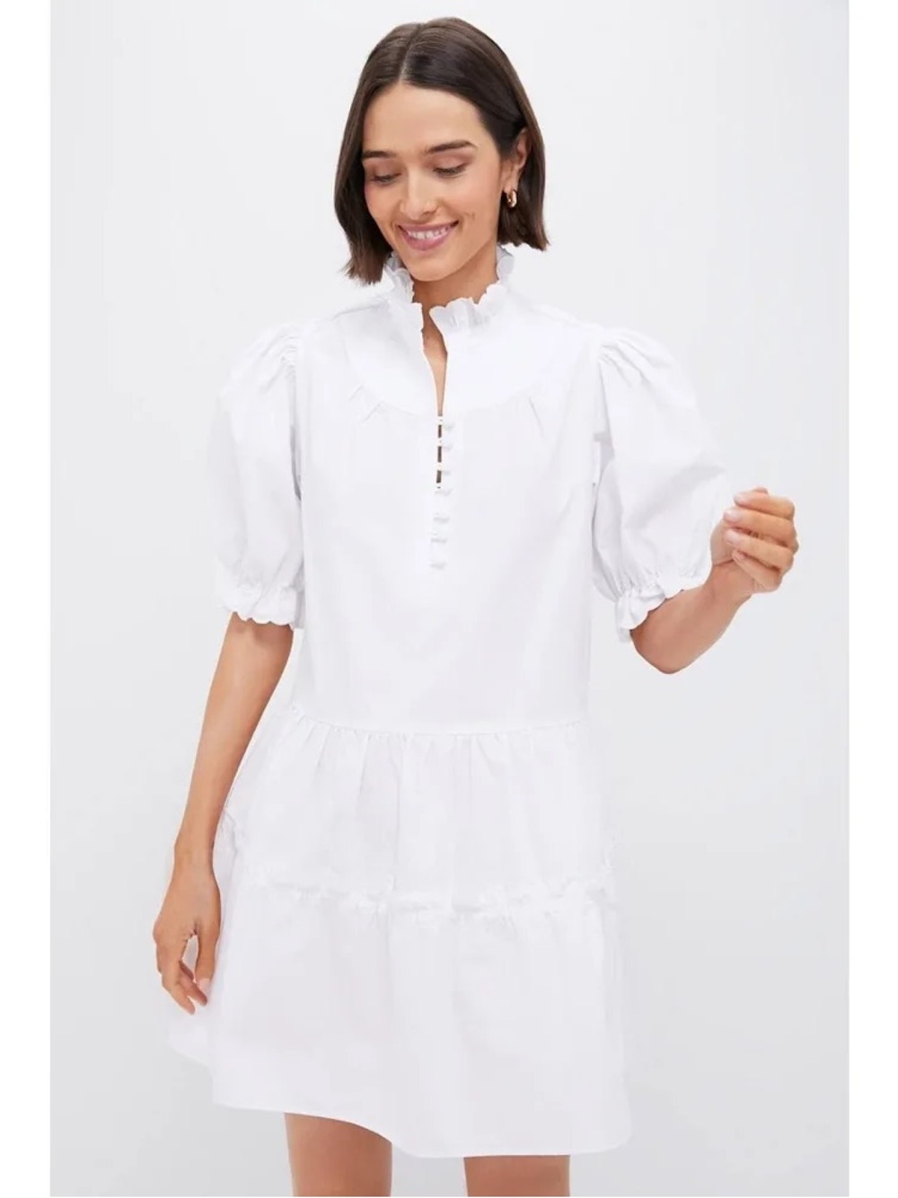 POMANDER PLACE White Selena Mini Dress